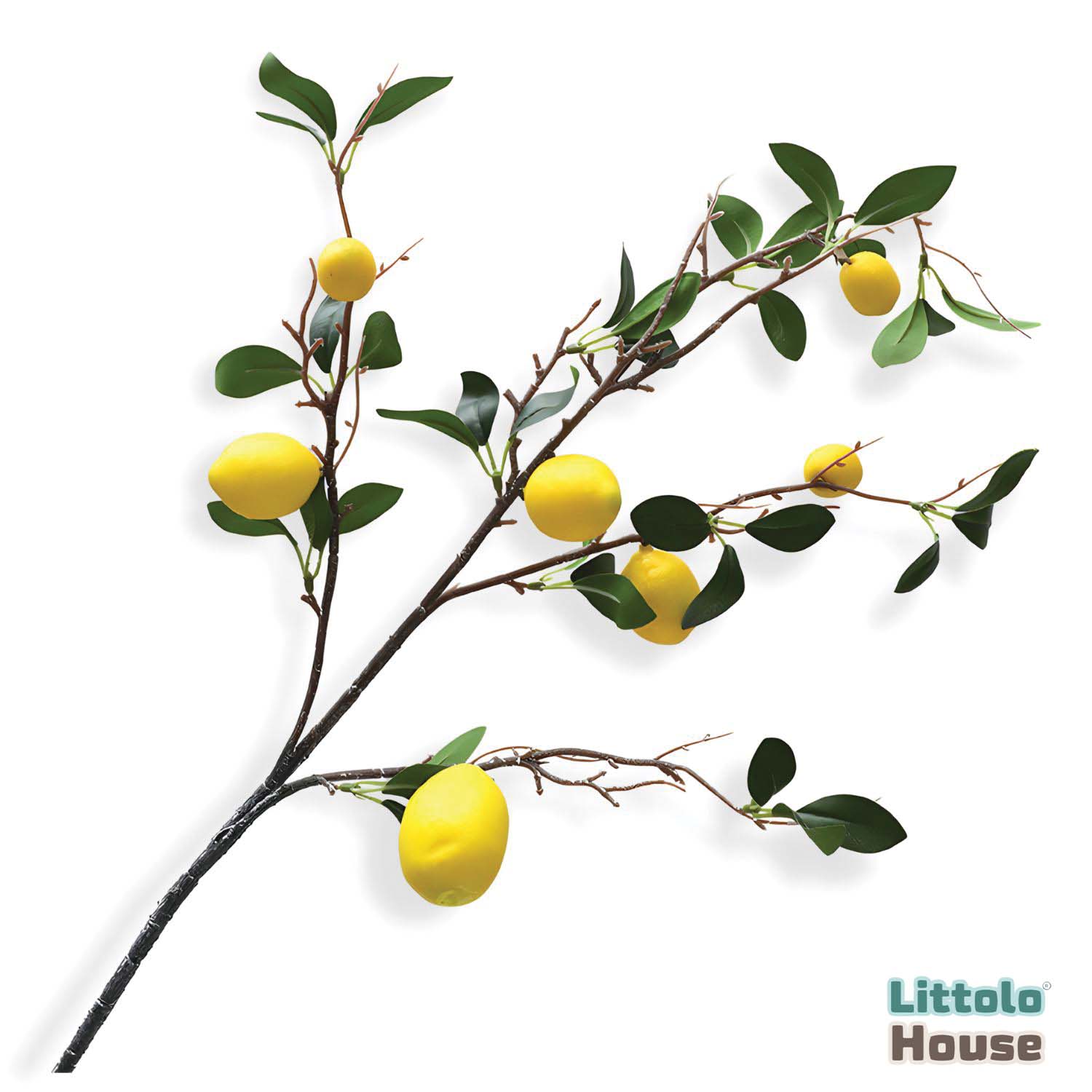 Artificial Lemon Stick F069 | Pack of 1 | Lemon Yellow