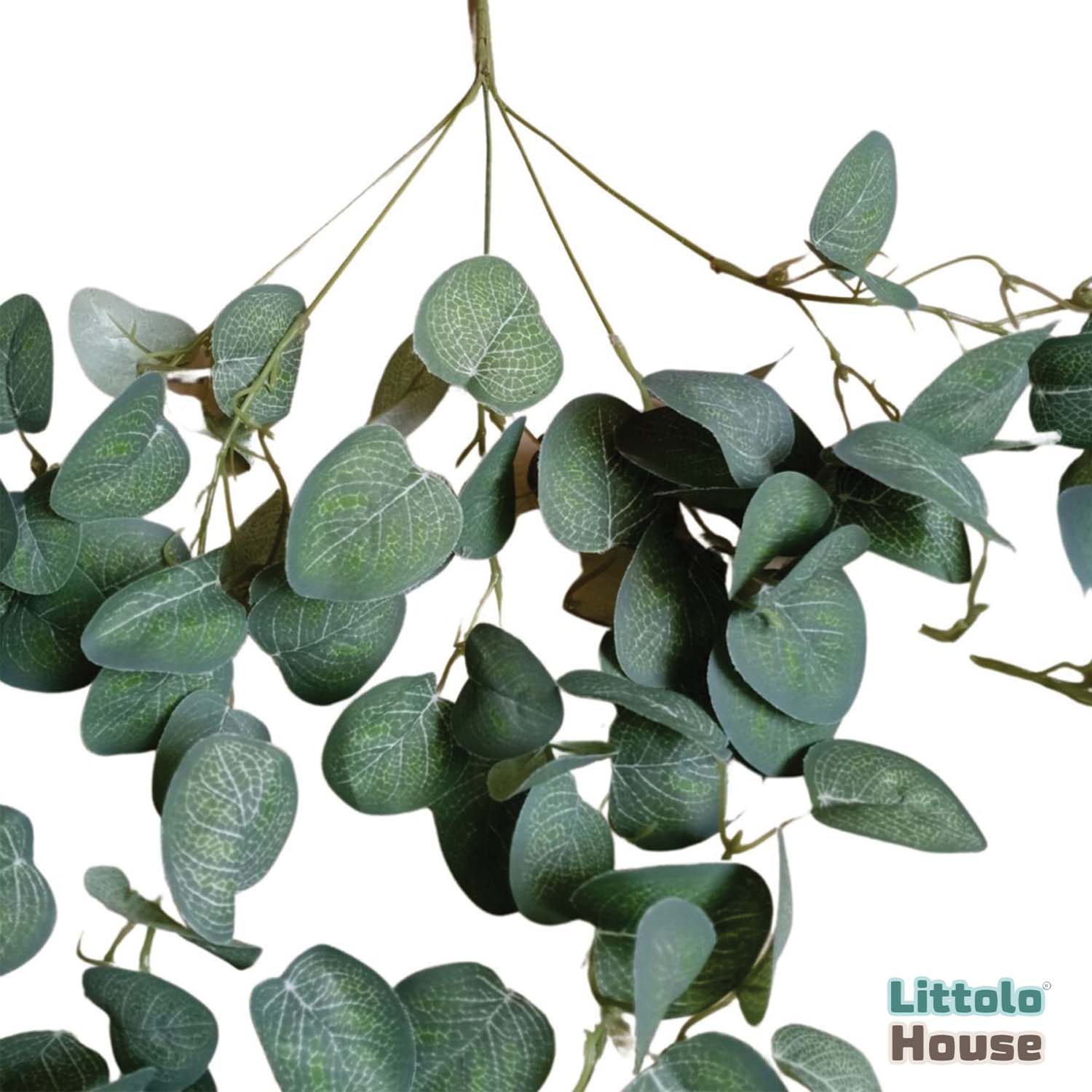 Artificial Eucalyptus Leaves Hanging F083 | Pack of 1 | Green