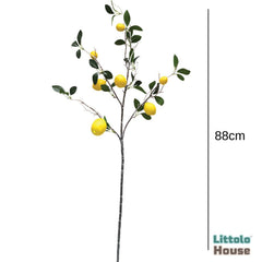 Artificial Lemon Stick F069 | Pack of 1 | Lemon Yellow