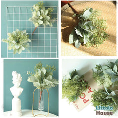 Artificial Bundle of Mix Greenery F089 | Pack of 1 | Green White