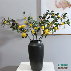 Artificial Lemon Stick F069 | Pack of 1 | Lemon Yellow