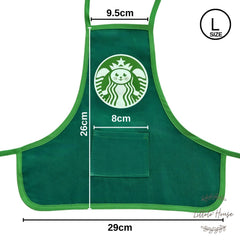 Baby Starbucks Apron | Large A028 | 3M | Green