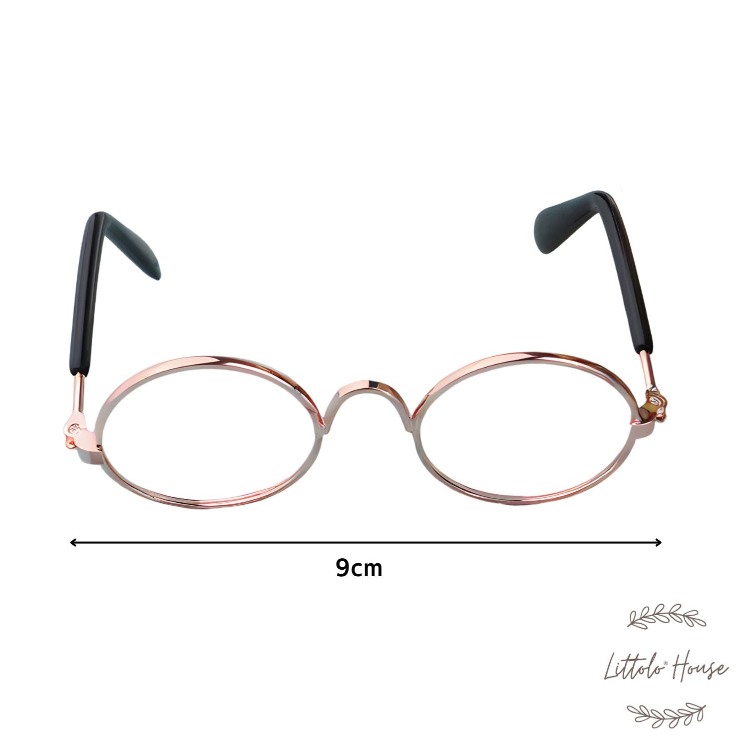Baby Stylish Transparent Goggles A026 | NB | Rose Gold