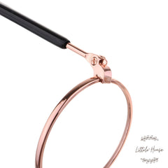 Baby Stylish Transparent Goggles A026 | NB | Rose Gold
