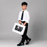 Stylish Boss Baby Dual Side Suitcase D148 | Set of 1 | White Black