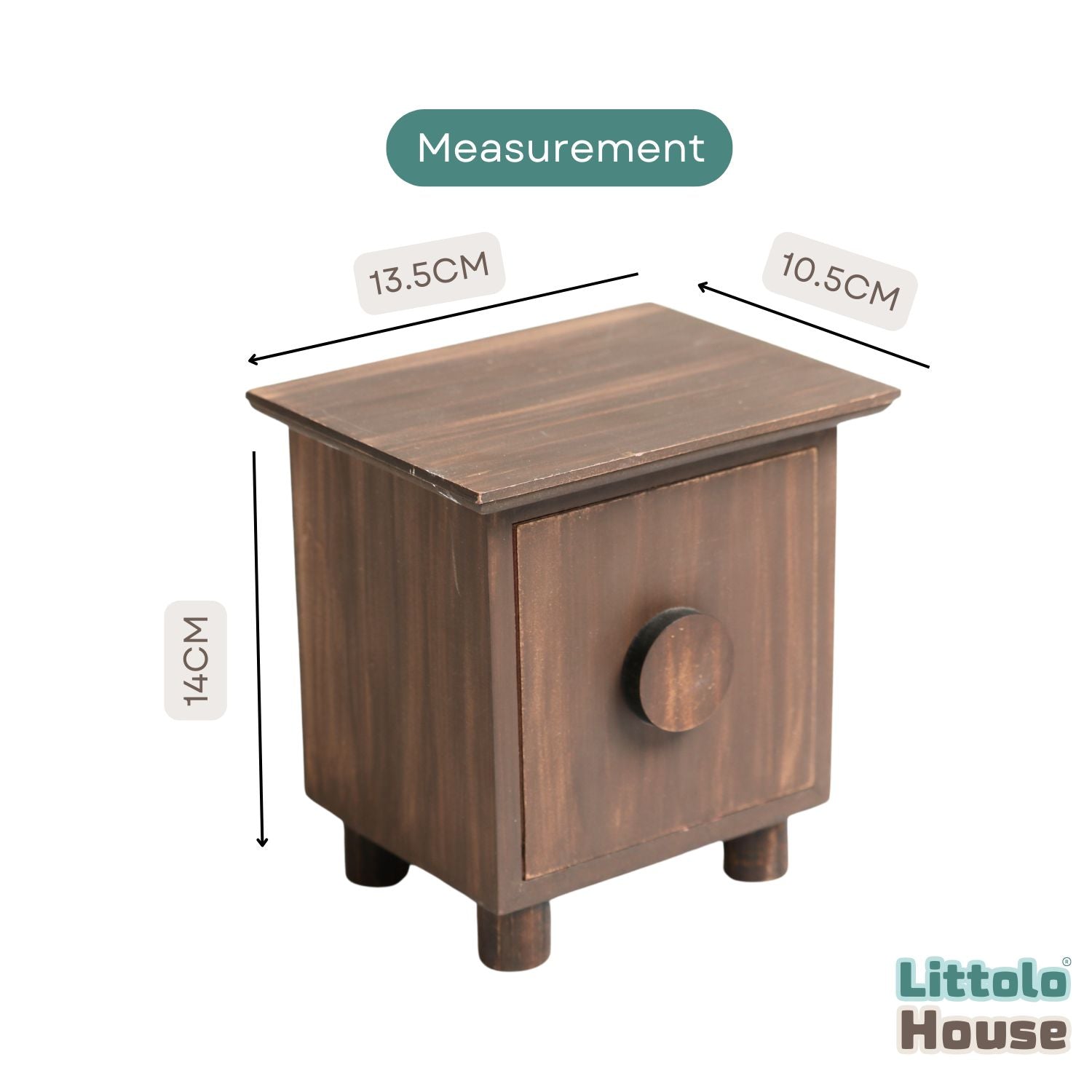 Tea Table Set | Wooden Decorative | Natural Wood