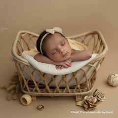 Rustic Cane Crib | Cane | Newborn | Natural Finish