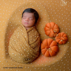 Halloween Velvet Pumpkins D191 | Pack of 3 | Burnt Orange