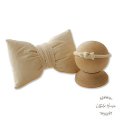 Velvet Bow Style Pillow with Hairband SR051 | NB