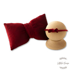Velvet Bow Style Pillow with Hairband SR051 | NB