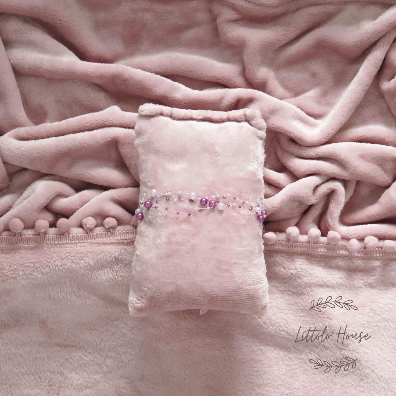 Velvet Premium Layer with Posing Aid and Pearls Hairband SR057 | Set of 3 | Brandy Rose