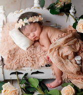 Vintage Rustic Temple Bed Cum Sofa | Wooden Decorative | Rustic White