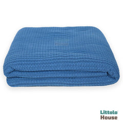 Waffle Premium Bean Bag Layer | Cornflower