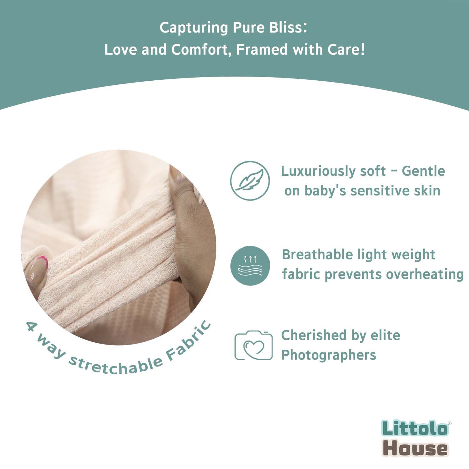 Waffle Premium Bean Bag Layer | Beige