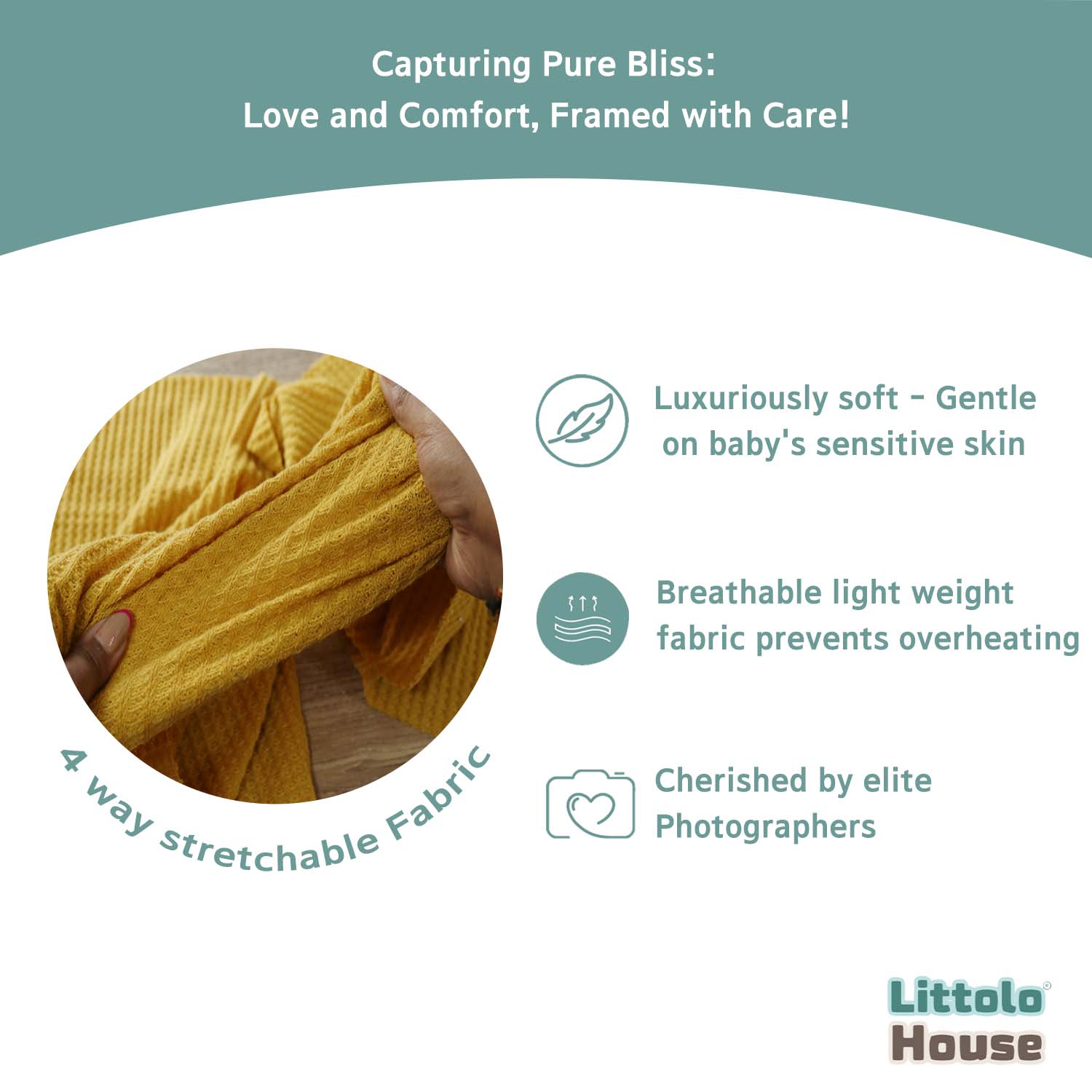 Waffle Premium Bean Bag Layer | Mustard