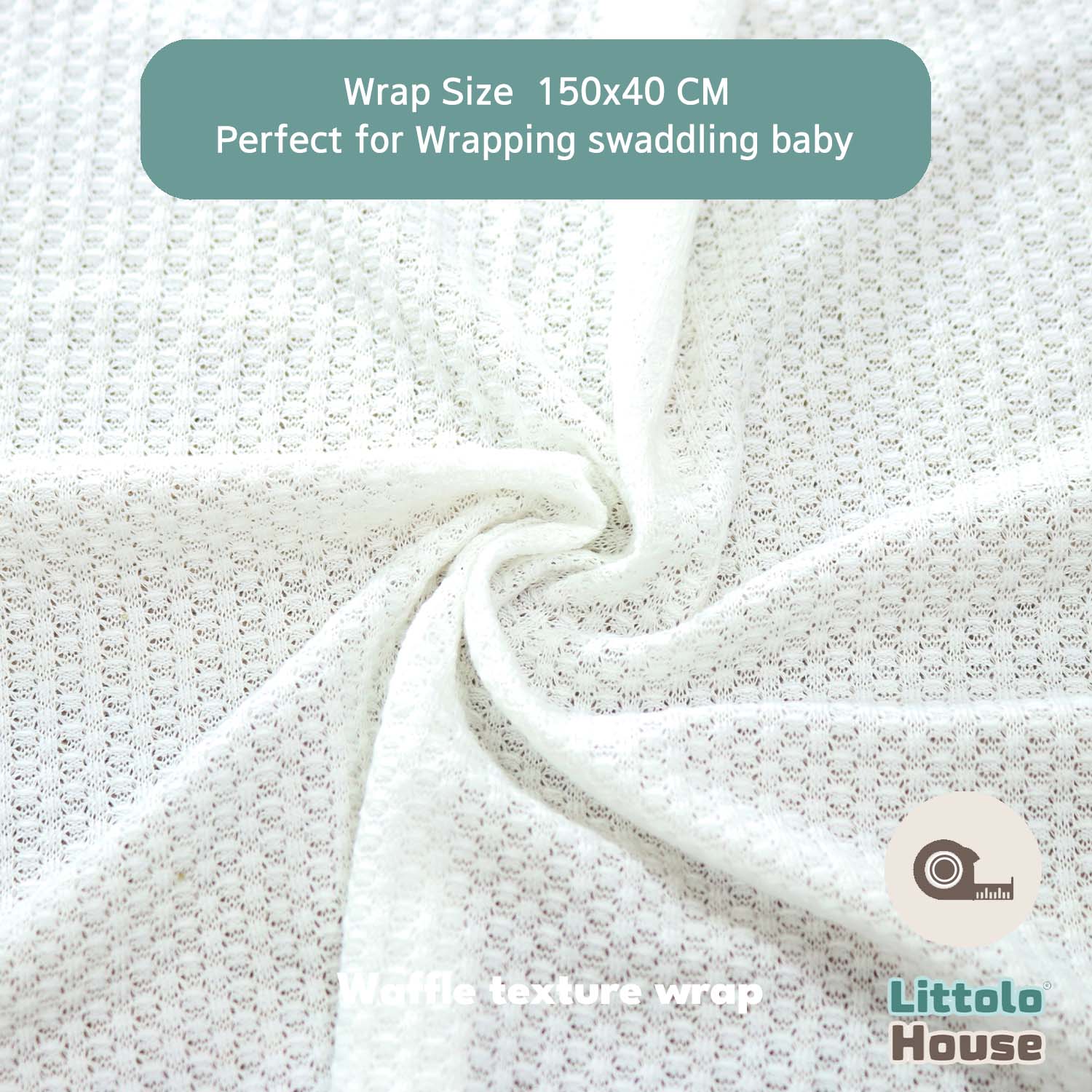 Waffle Premium Wrap | White