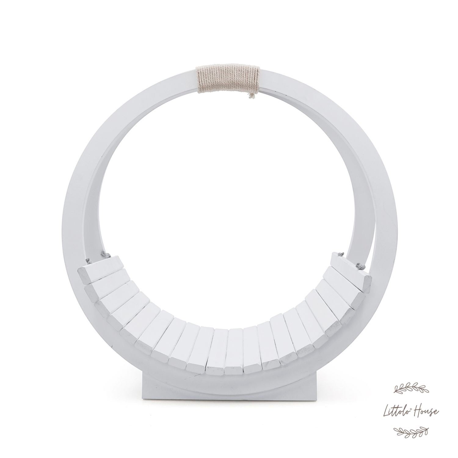 Wooden Swing | Wooden Tableware | Rustic White