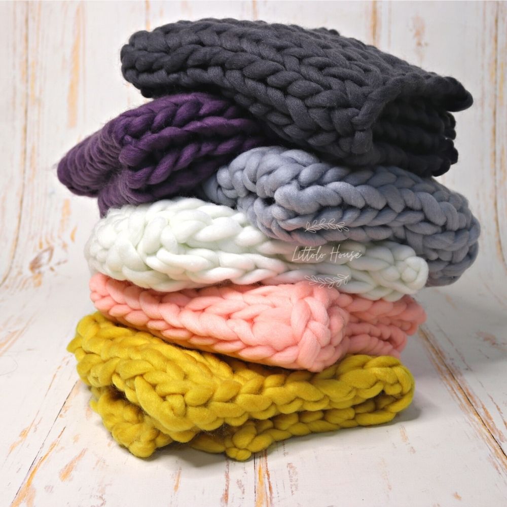 Wool Knit Chunky Layer | Cherry