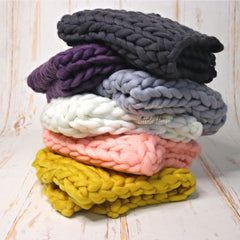 Wool Knit Chunky Layer | Cherry