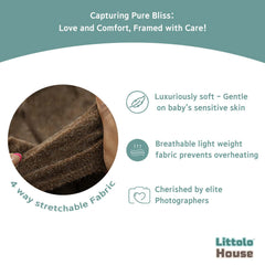 Wool Knit Premium Bean Bag Layer | Dark Coffee