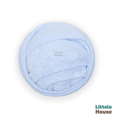 Wool Knit Premium Wrap | Sky