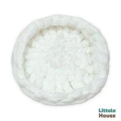 Woolen Bowl Chunky Layer | White