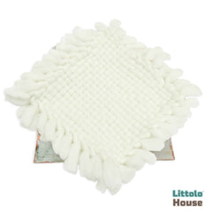 Woolen Square Chunky Layer | White