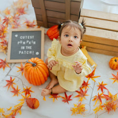 Artificial Harvest Halloween Pumpkins 7 PCS in Assorted Sizes D007 | Decorative Add-ons | Orange