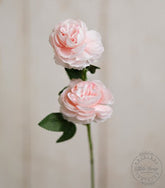 Artificial Rose Sticks Set of 2 | Pink