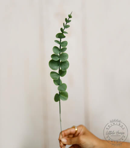 Artificial Eucalyptus Sticks Set of 10 | Natural Green