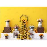LB0334 Spring Sunflower Backdrop