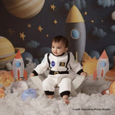 Baby Astronaut Costume Outfit O037 | 1Y | White