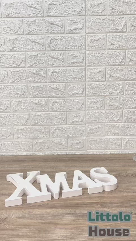 Xmas Sign Christmas Special | Wooden Decorative | White