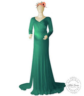 Neckline Full Sleeve M012 Maternity Gown | Persian