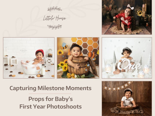 Capturing Milestone Moments: Props for Baby’s First Year Photoshoots | Amazing Baby Photoshoot Ideas