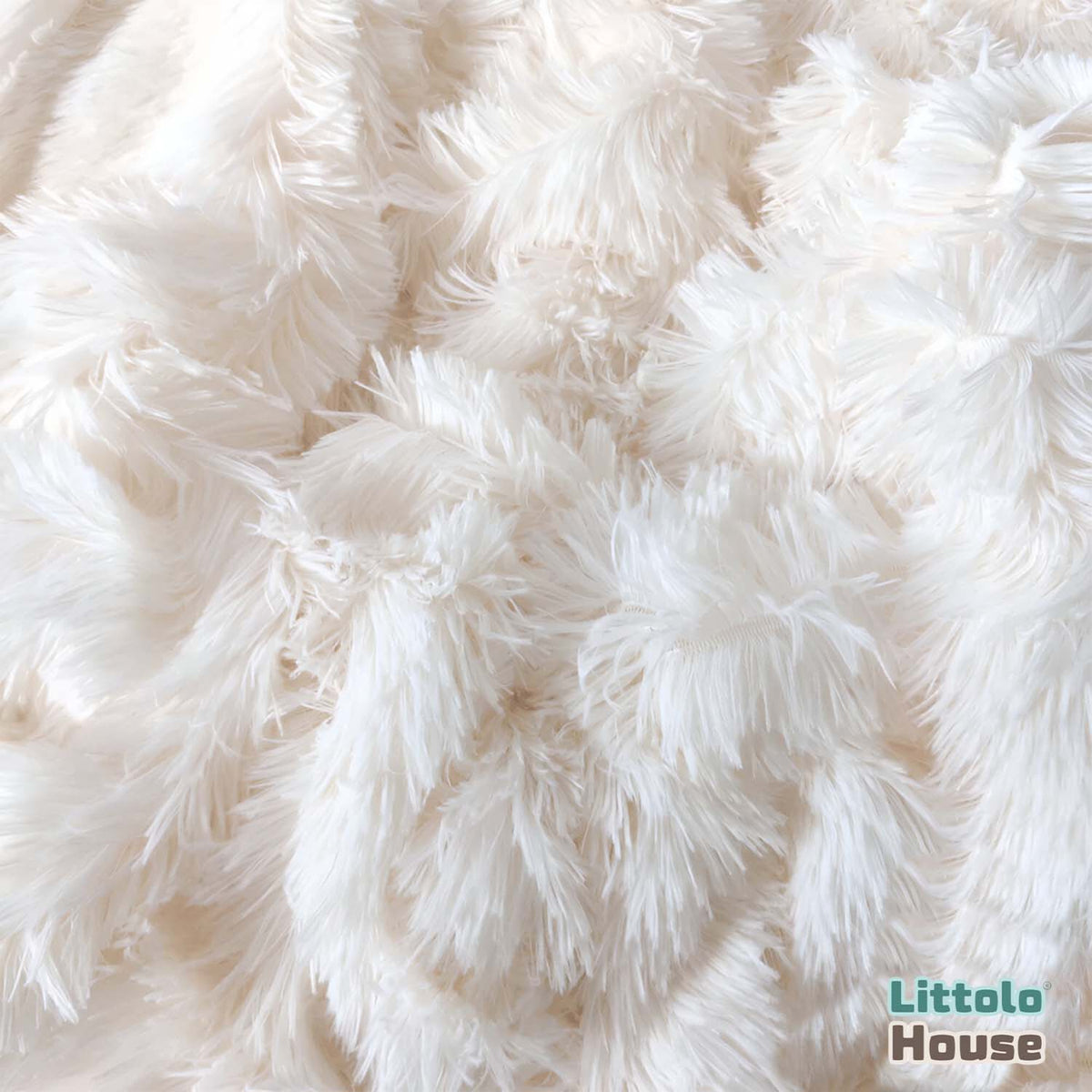 Artificial Fur Fabric FB029 | White