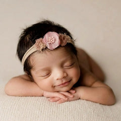 Flower Headband H099 | Light Pink