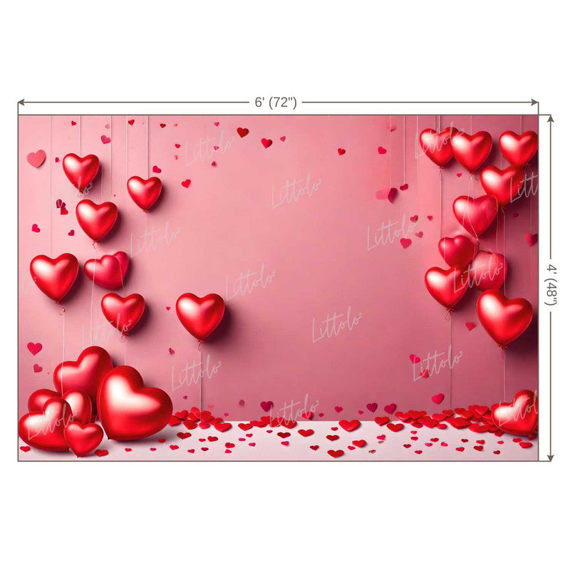 LB1199 Valentine's Day Backdrop