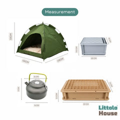 Little Explorer Camping Adventure Theme | Set of 8 | Army Green
