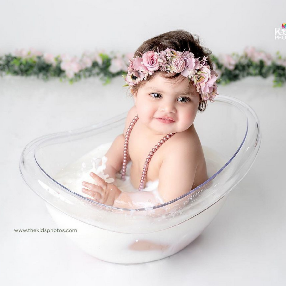 Baby Milk Bathtub 001 | Unique | Transparent