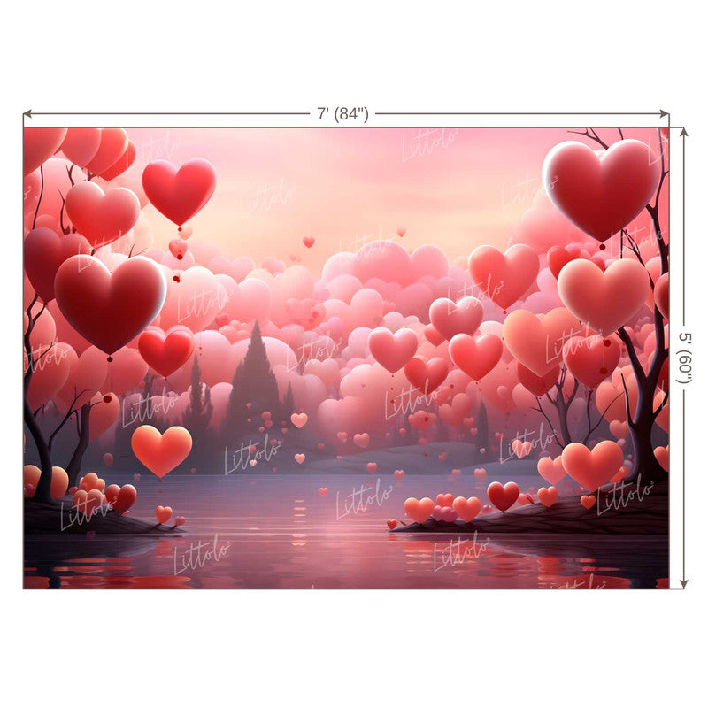 LB1336 Valentine's Day Backdrop