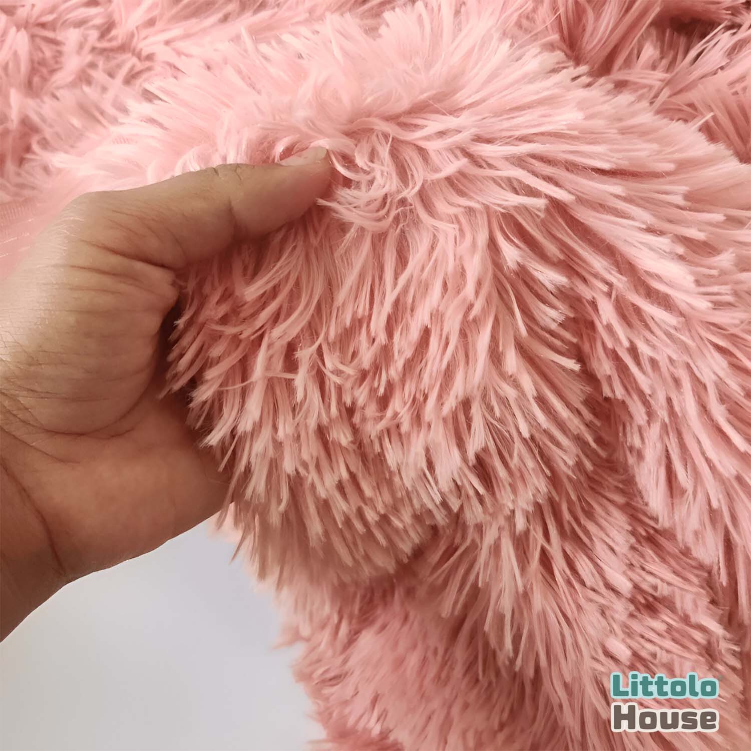 Artificial Fur Fabric FB029 | Peach