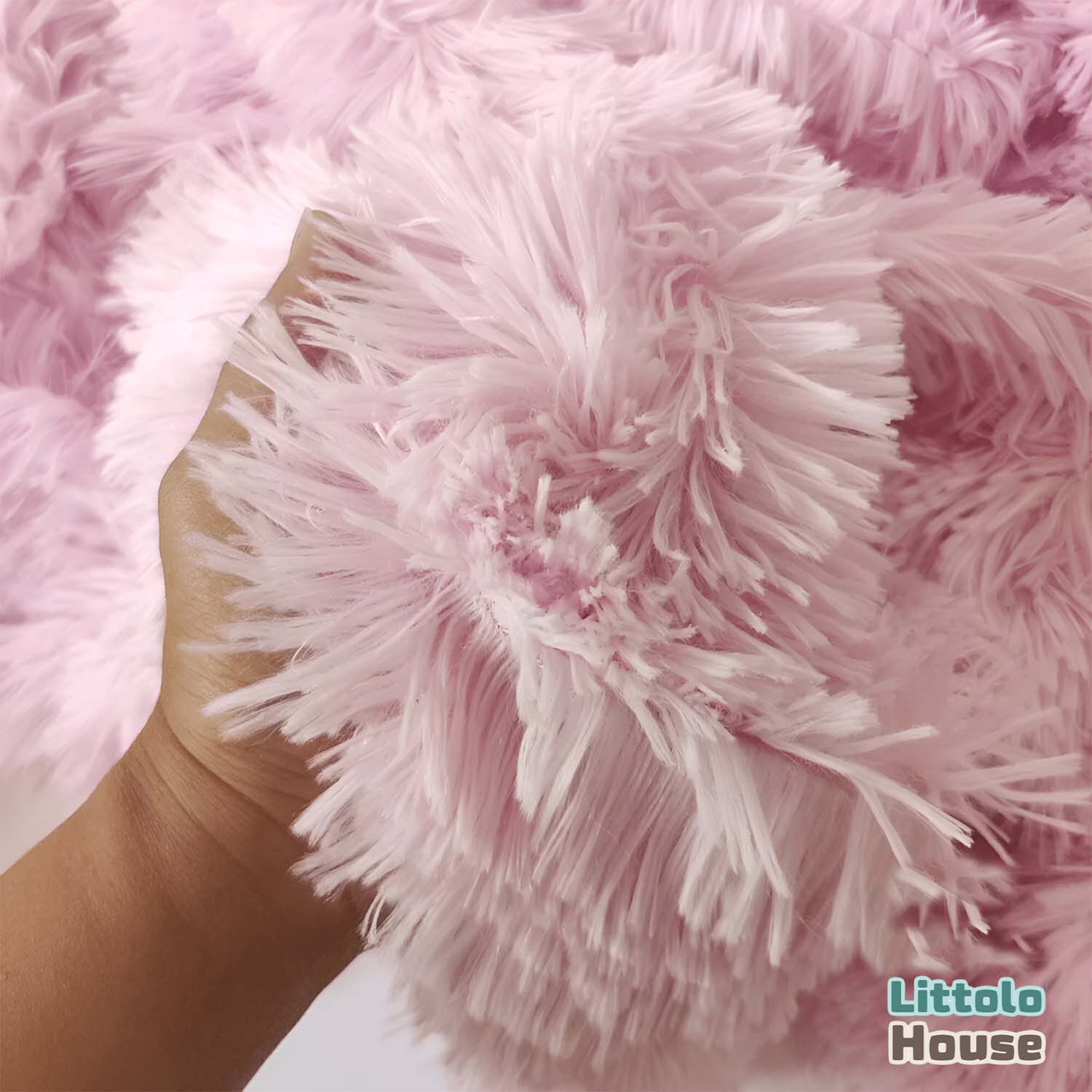 Artificial Fur Fabric FB029 | PinkPurple