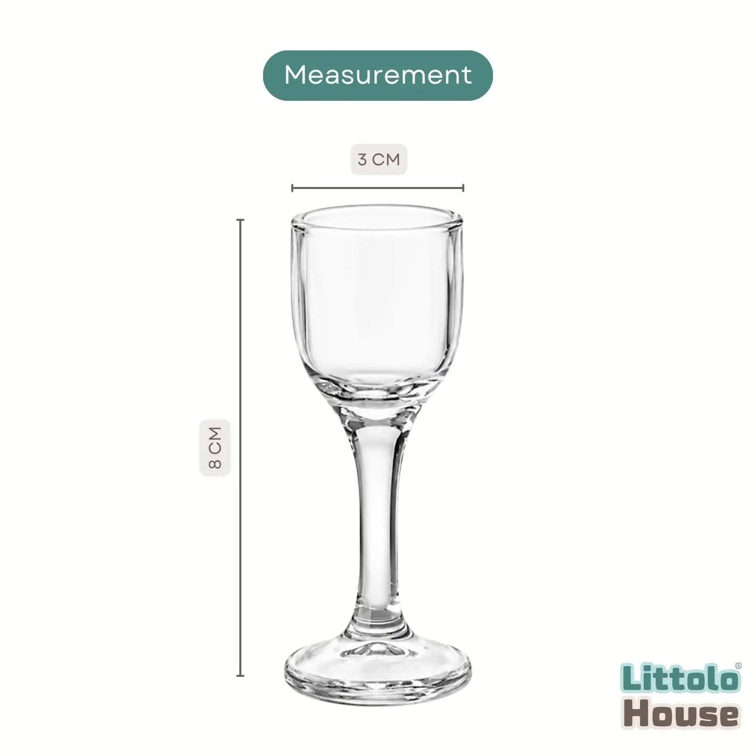 Mini Classic Goblet D199 | Pack of 2 | Transparent