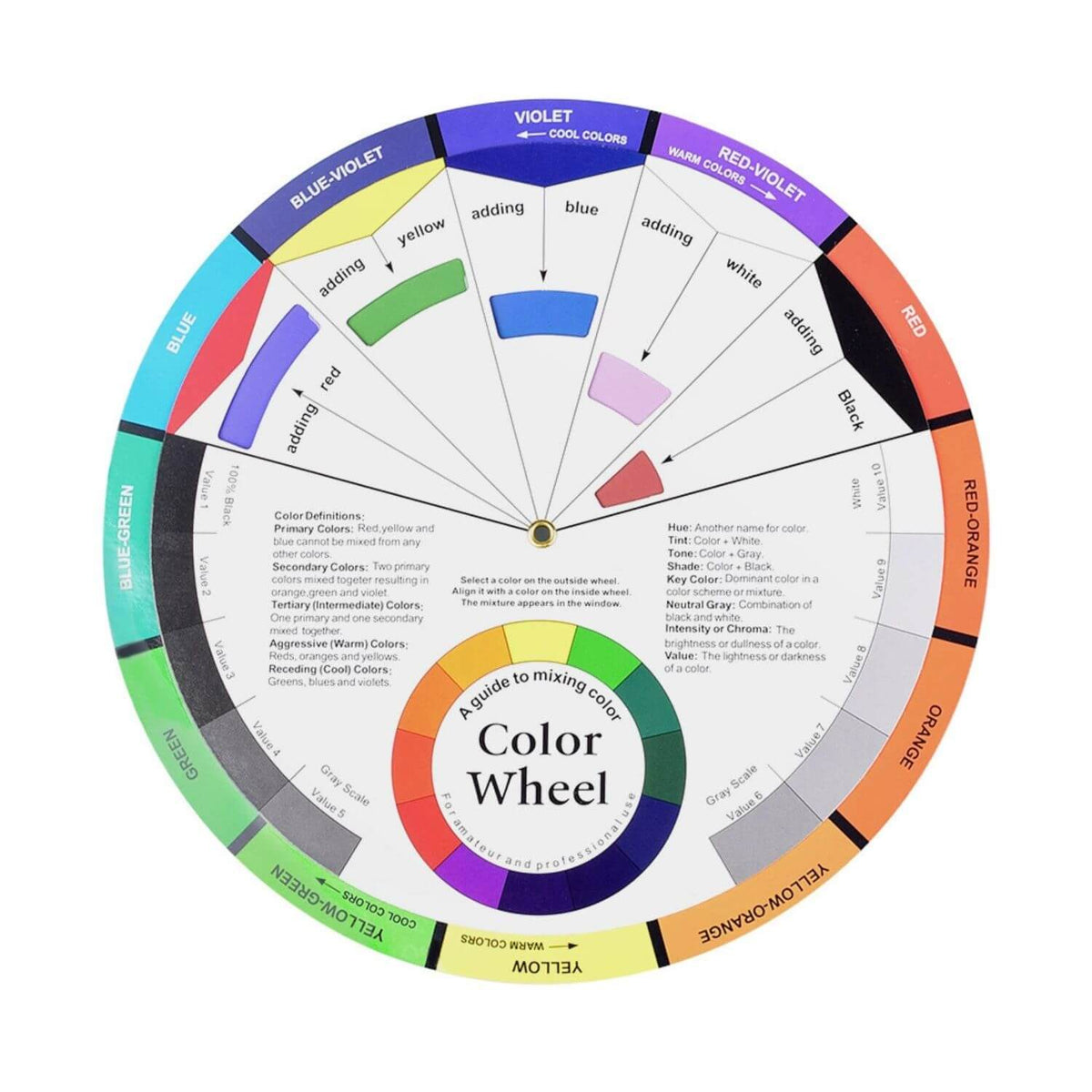 Creative Color Palette Wheel Guide – Color Matching & Styling Tool | Multicolour
