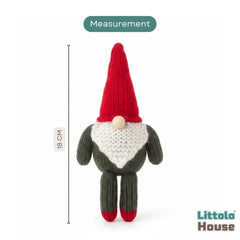 Christmas Charm Teddy Toy TY184 | Pack of 1 | Green Red