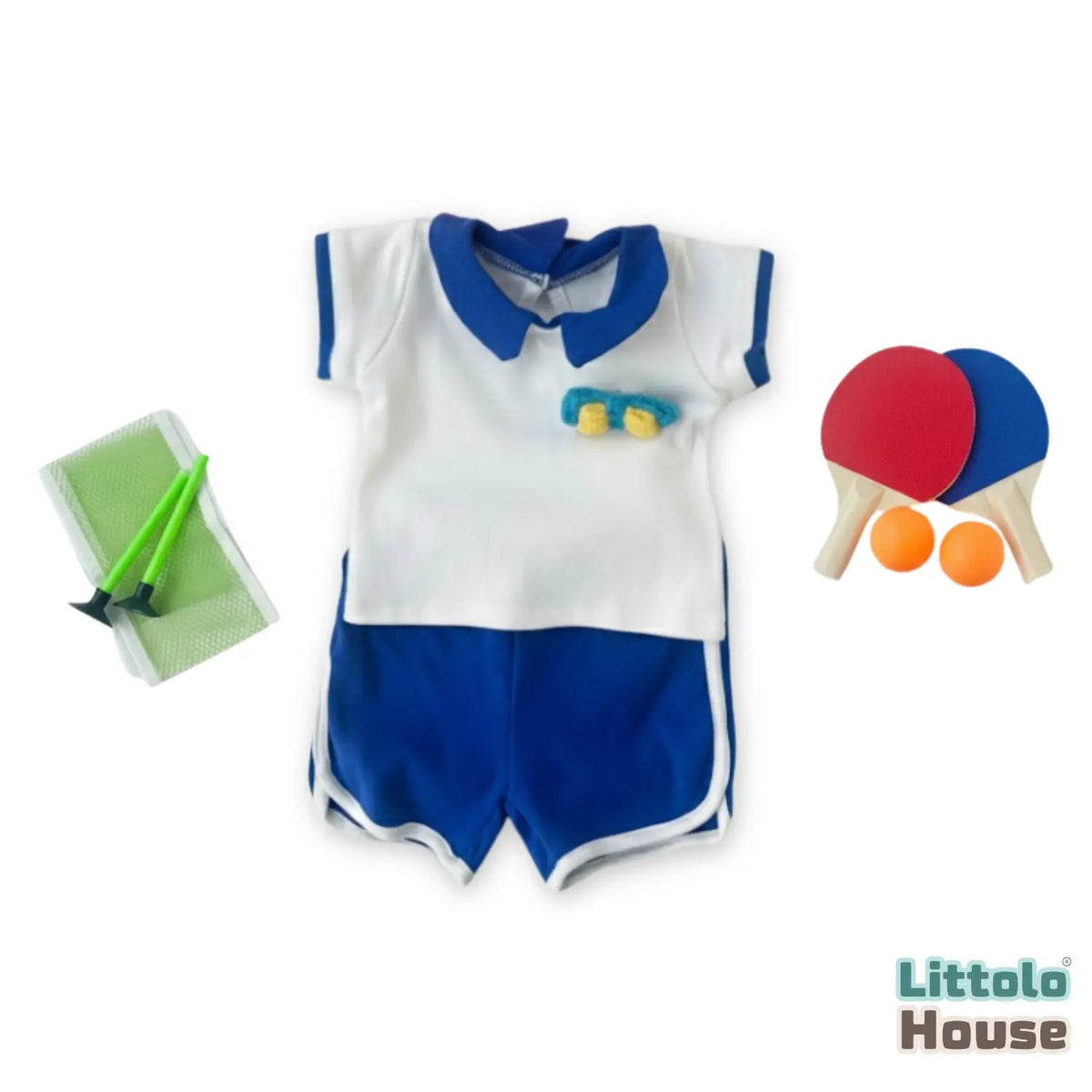 Baby Sports Champion Style Costume O255 | NB | Blue
