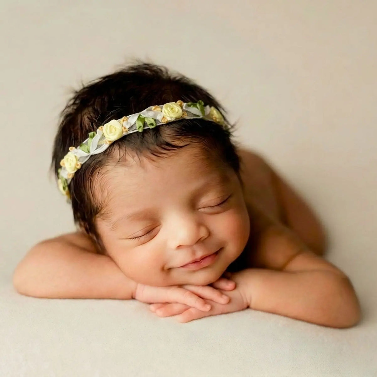 Rosie Posie Sweet Petal Headband H117 | Yellow