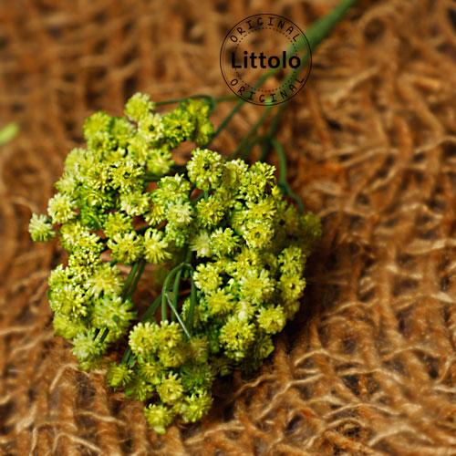 Artificial Achillea Millefolium Flowers Bunch of 1 | Green