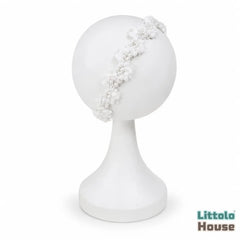 Pearl Blossom Headband H114 | White